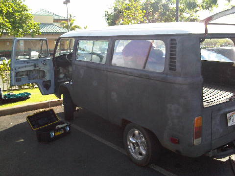 Vw Bus Floor & Roof Coating