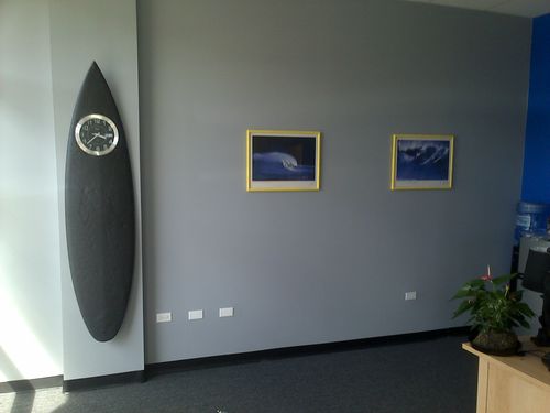 Surfboard Custom Wall Clock